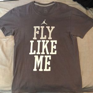 Air Jordan gray shirt